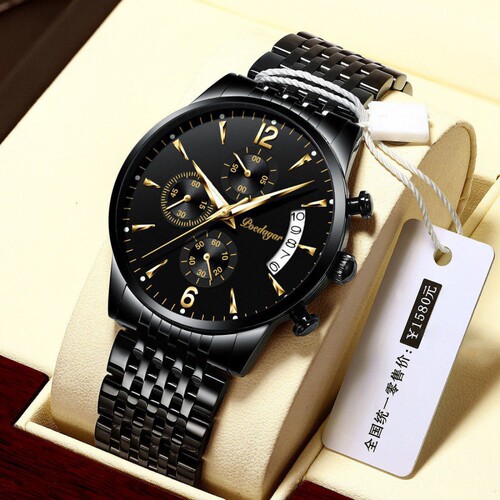 Swiss original waterproof luminous men's mechanical watch student Korean version fashion sports calendar wrist watch