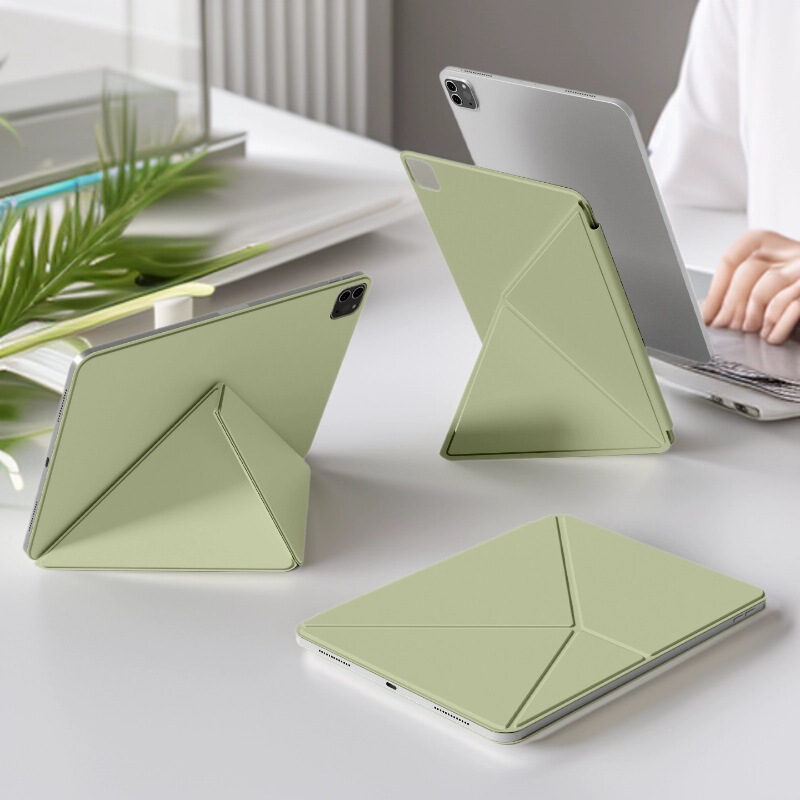 New Air7 magnetic k-fold protective case iPad11 generation double-sided clip mini7 horizontal and vertical bracket pro13 sets of air6