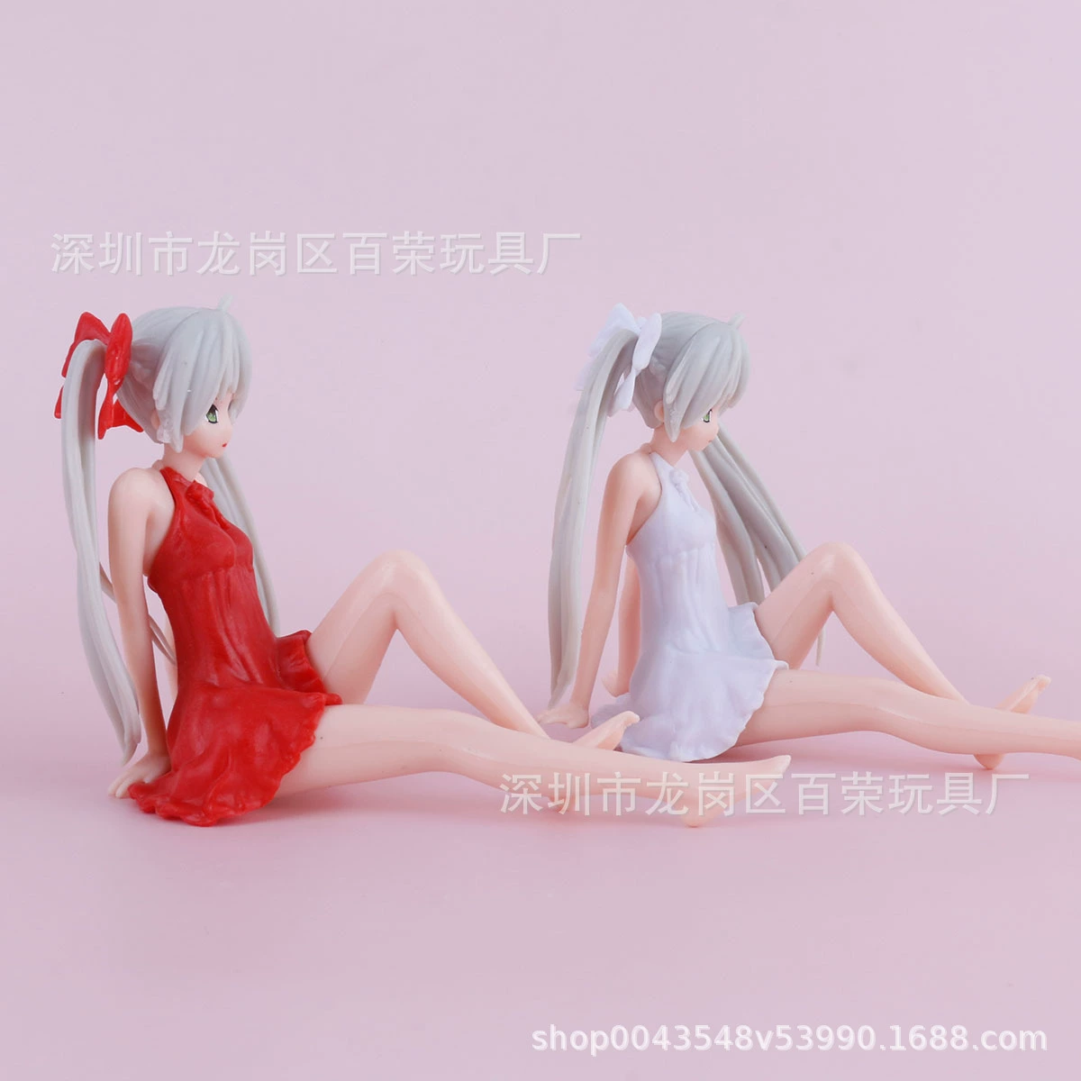 PVC-летняя дом-кукла из ПВХ, прочный ПВХ, 2 цвета (красный/белый), 10 × 3.33 × 7.33 см