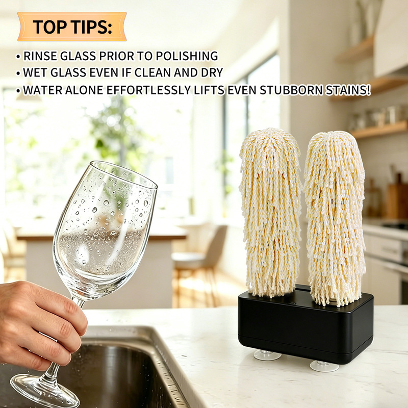 Electric Cup Polishing Machine Home Glassware Polisher Automatic Cup Polisher Hotel Small Wine Glass Cleaning Machine Electric Cup Polishing Machine Home Glassware Polisher Automatic Cup Polisher Hotel Small Wine Glass Cleaning Machine