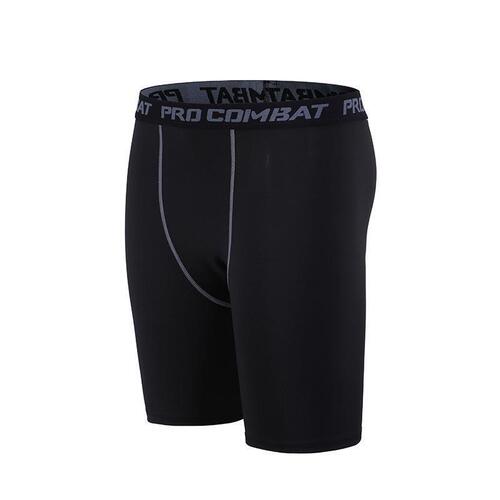 Basketball tight base underwear five-seven split single-leg exercise quick-dry high-elastic shorts for men, American style fitness.