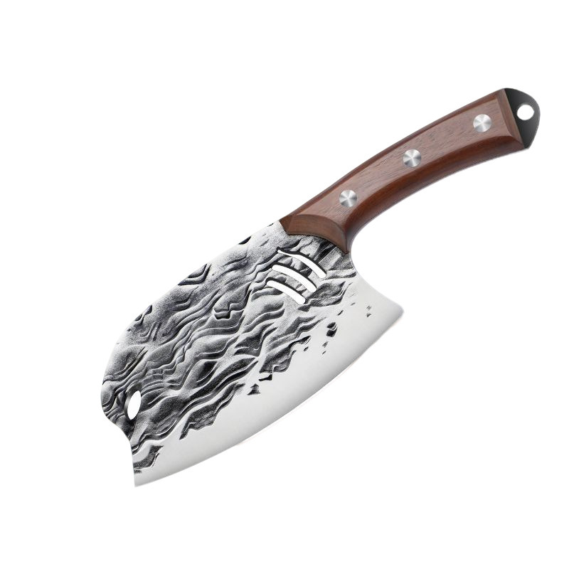 Cuchillo de cocina doméstico, cuchillo de cabeza de pescado super rápido, cuchillo de carne afilado, cuchillo de cocina de corte y corte de doble uso