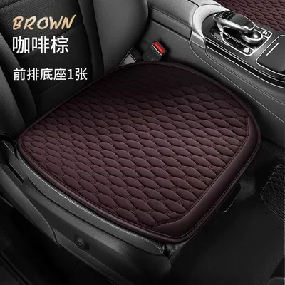 all-season use, rear seat cushion – Seat cushion, seat cover - coffee-brown-tech-cotton-front-row-single-sheet-1-piece