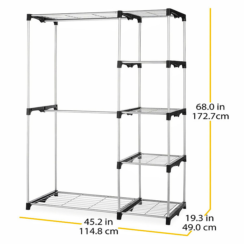 Transfronteriza personalizada desmontable rack de zapatos de metal armario estante de almacenamiento rack de zapatos y sombreros puerta de entrada de hierro forjado multicapa gabinete trasero