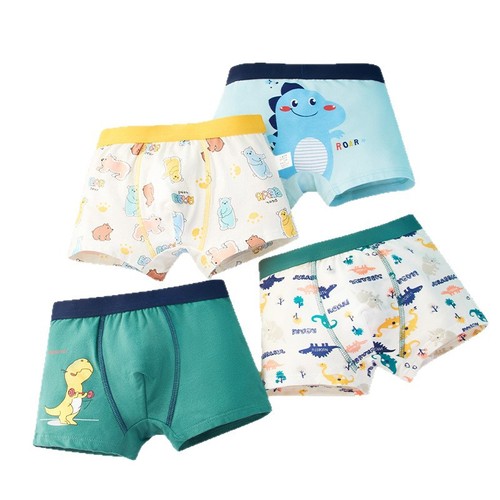 Children's briefs straight-leg for boys, baby, a-class cotton, for boys, middle and small children, children's underwear for boys, does not pinch the buttocks