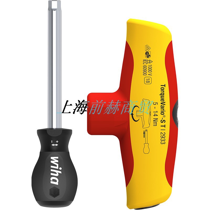 wiha威汉德国 电工绝缘T柄扭力扳手43177