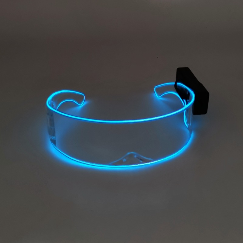 Gafas luminosas para discoteca transfronterizas de comercio exterior, divertidas, sensación tecnológica, para fotos, gafas de sol, para fiestas/bares, gafas de sol geniales image 7
