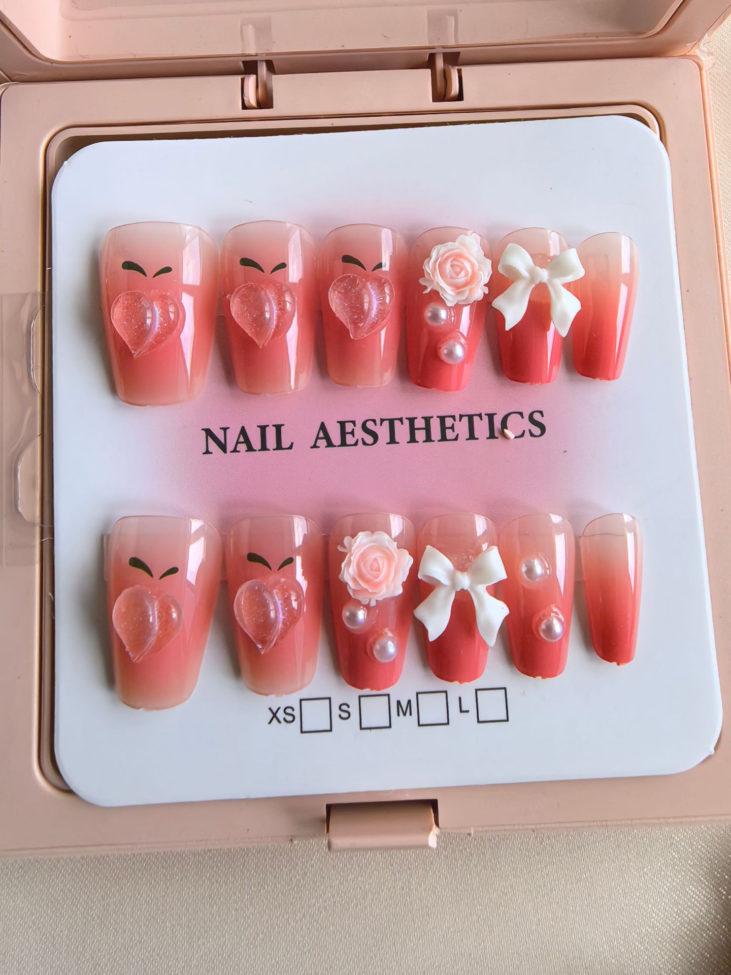 Caja de exhibición marco de fotos más taladro manicure suministro fuente de uñas DIY francés color delgado manicure falso salón al por mayor