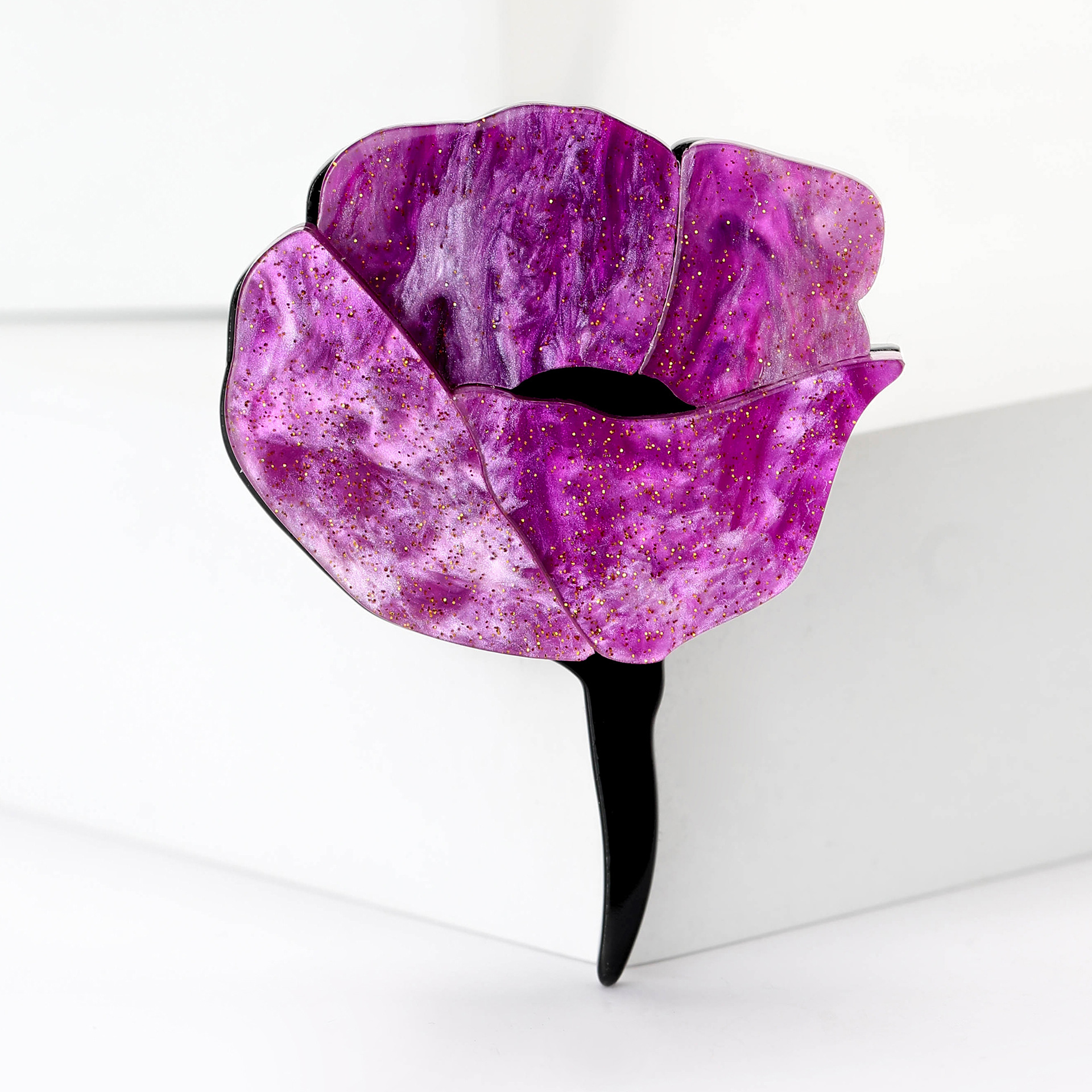12g Weight Brooches Classification Holiday, Selfie Occasion Acrylic Material Flower Pattern Women's Gender Enamel Design Elegant, Lady Style Elegant Lady Pin Flower Arylic Enamel Women's Brooches 4
