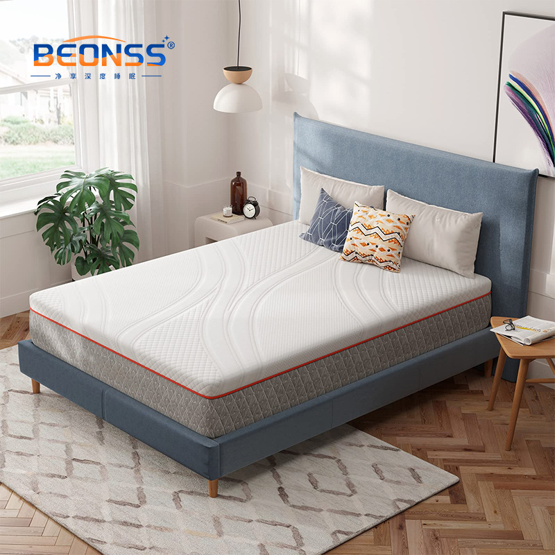 Double Layer Memory Foam Mattress Cover Breathable Cooling Gel Memory Foam Thickened Mattress
