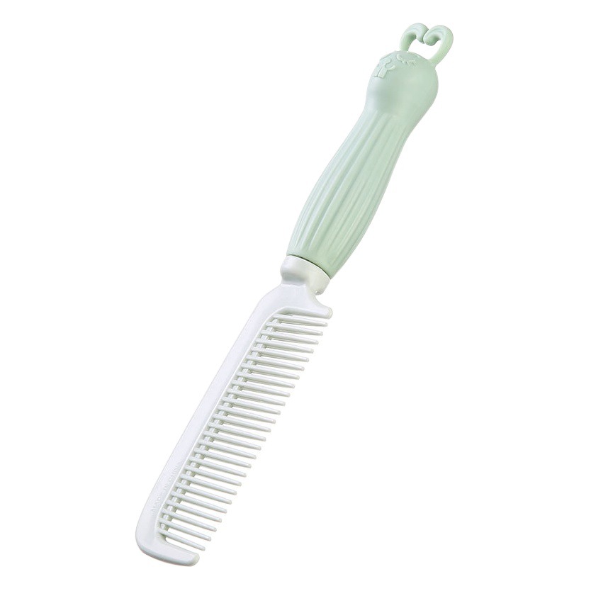 Peines para el cabello al por mayor para niñas, peines de plástico con dientes finos y dibujos animados, populares en dormitorios, estilo femenino, cuidado del cabello.