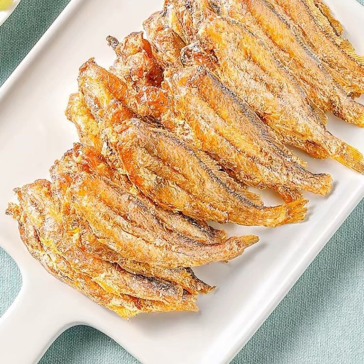 香酥小黄鱼批发即食酥鱼干海鲜黄花鱼休闲网红小零食小吃食品50g