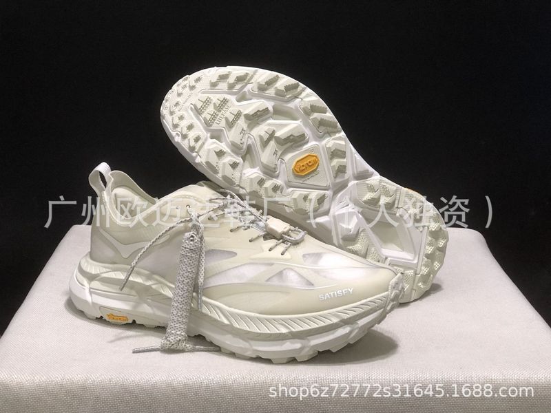 クロスボーダー ランニング シューズ Satisfy x HOKA Mafate Speed 4 Mafate 4 メンズおよびレディース スポーツ シューズ|undefined