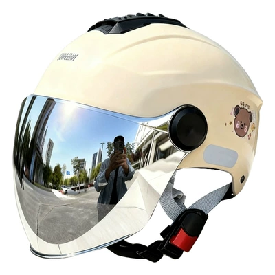 Motosiklet kaskı (dəbilqə): Face, 2026 New Model, Summer Women's