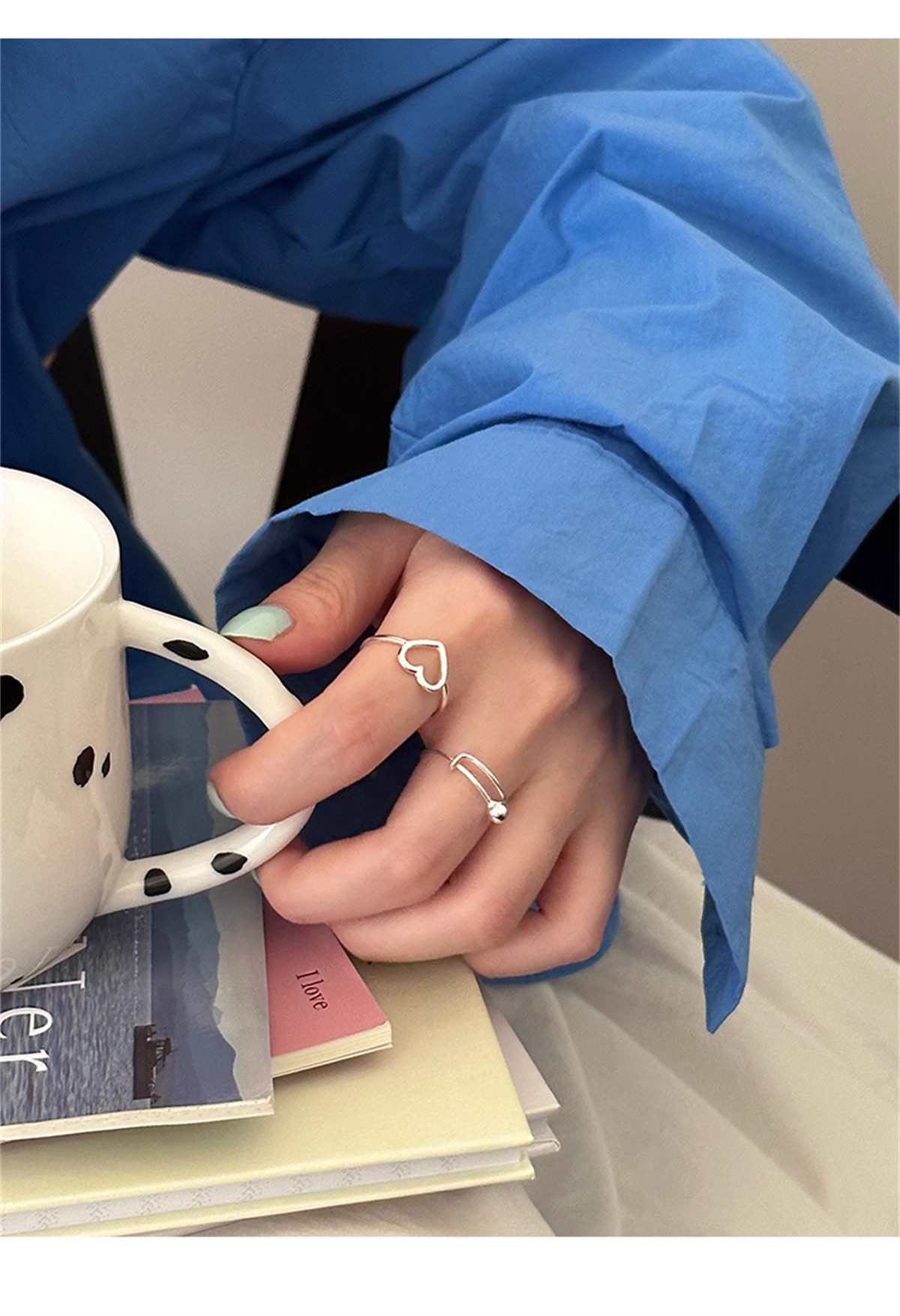 2g Weight Rings Classification Adjustable Ring Size 1 Piece Quantity Holiday, Tea Party Occasion 925 Sterling Silver Material Geometric Pattern All Seasons Season Women's Gender Elegant, Simple Style Style 1 Piece 925 Sterling Silver Geometric Rings 2