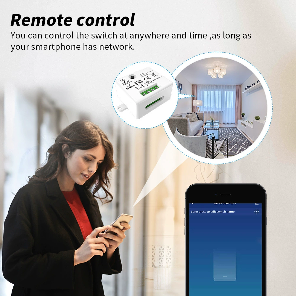 Graffiti ZigBee Smart Switch Porter Mobile Phone App Control Alexa Voice Wireless Switch Free Wiring