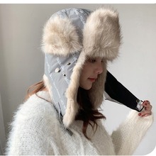 帽子冬季男女士加厚围脖口罩雷锋帽东北户外骑车滑雪保暖帽子批发