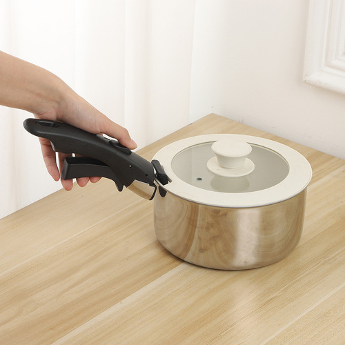 Universal handle, detachable handle, pot handle, handle accessories, milk pot, wok, universal pot handle, anti-scalding handle, wholesale