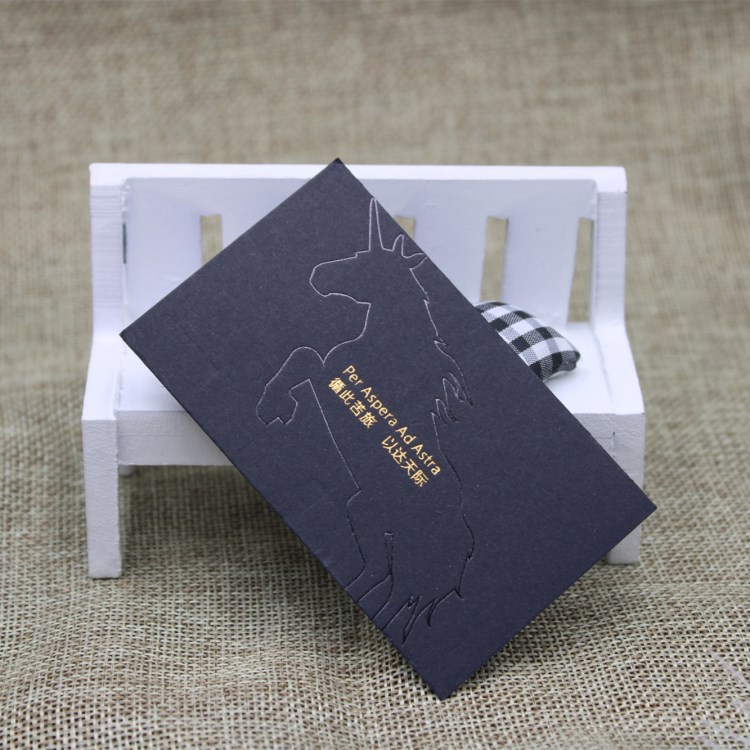 高档艺术个性黑卡纸烫金名片 水晶UV凸彩色卡片 服装吊牌设计印刷