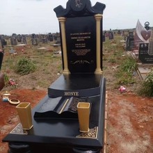 惠安石雕工厂直销 材料支持定制印度黑， 印度红 欧式墓碑