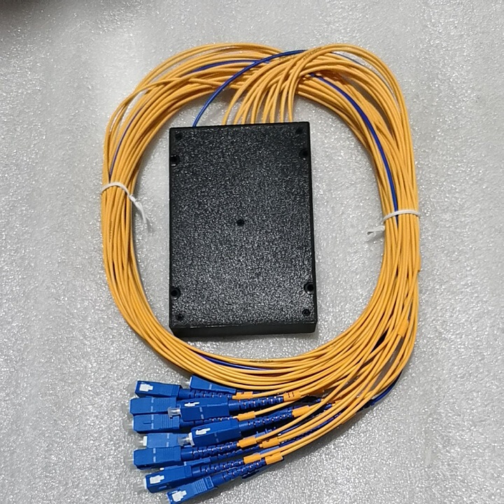 分光器一分二光纤分路器1比2尾纤式SC拉锥式FBT分光器1分2|undefined