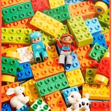 儿童积木拼装大颗粒3到6岁立体拼图女10智力开发动脑益智玩具男孩