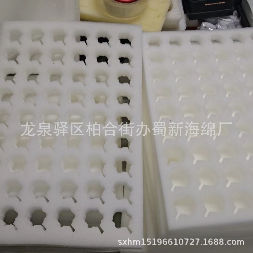 厂家供应白色海绵车厘子礼品盒缓冲包装海绵/车厘子樱桃包装海绵