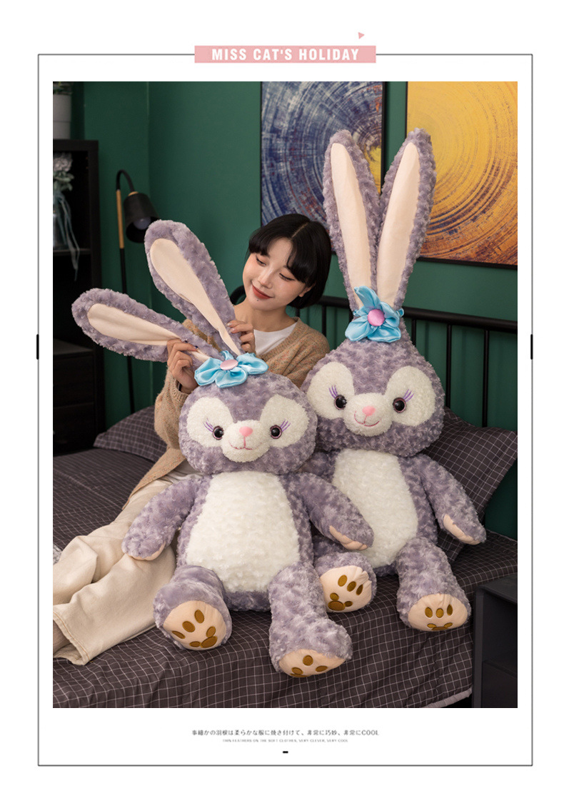 Peluche coniglietto cuscino per dormire animale di pezza_voghion.com