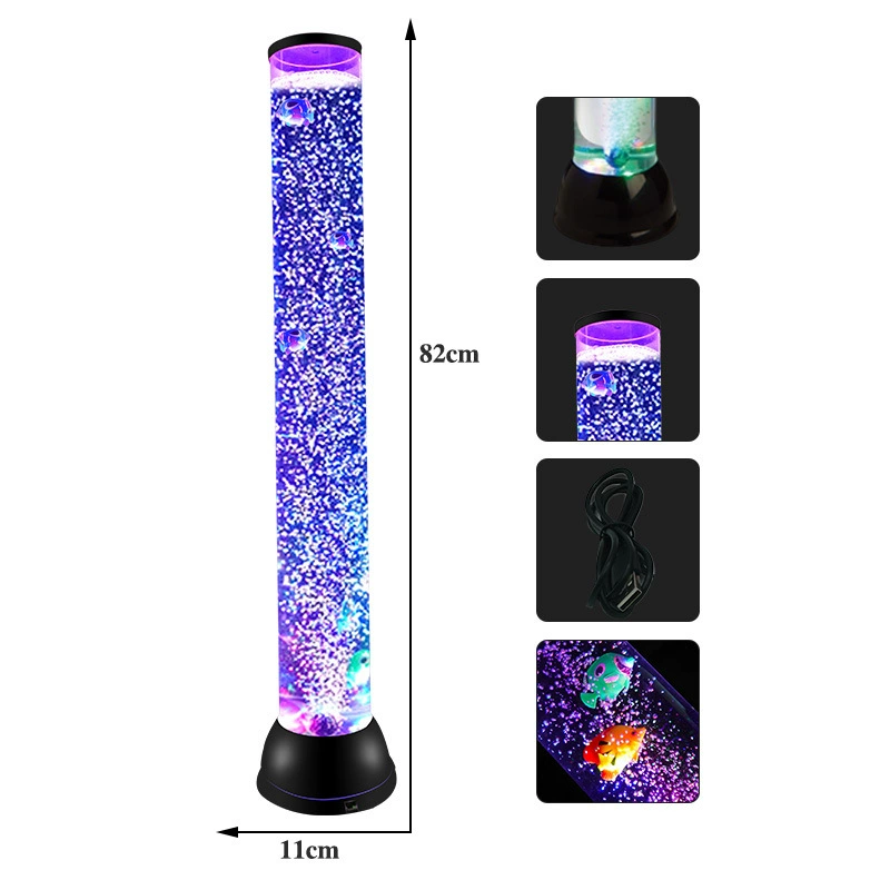 Симулированное аквариумное LED-светильник для рыб, лампа USB, ambient light, декоративные элементы для гостиной, керамические медузы, разноцветная смена цвета