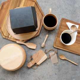 相思木茶盘水果盘面包板牛排板餐厅上菜服务盘创意八角托盘