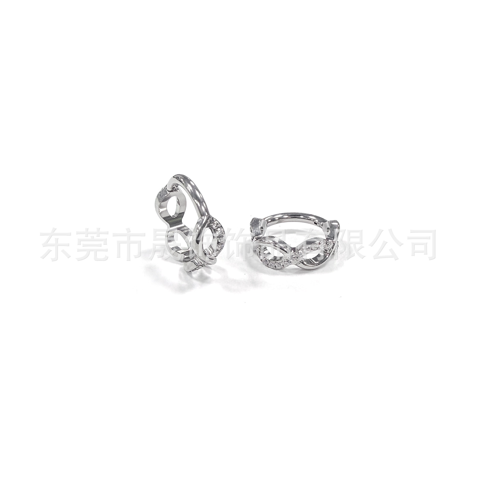 F136 Titanium Alloy Earring Hoop Earring Studded Cubic Zirconia Helix Ring G23 Titanium 闭口 Ring Nose Hoop Piercing Jewelry Ear 扣