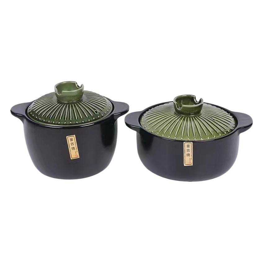 Olla doméstica antigua cazuela China comercial fuego abierto gas resistente a altas temperaturas sopa especial estofado de carne olla de sopa de cerámica image 1