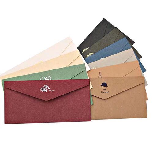 Retro bronzing European simple Western-style invitations greeting cards high-end invitations creative romantic love letters letterhead wholesale