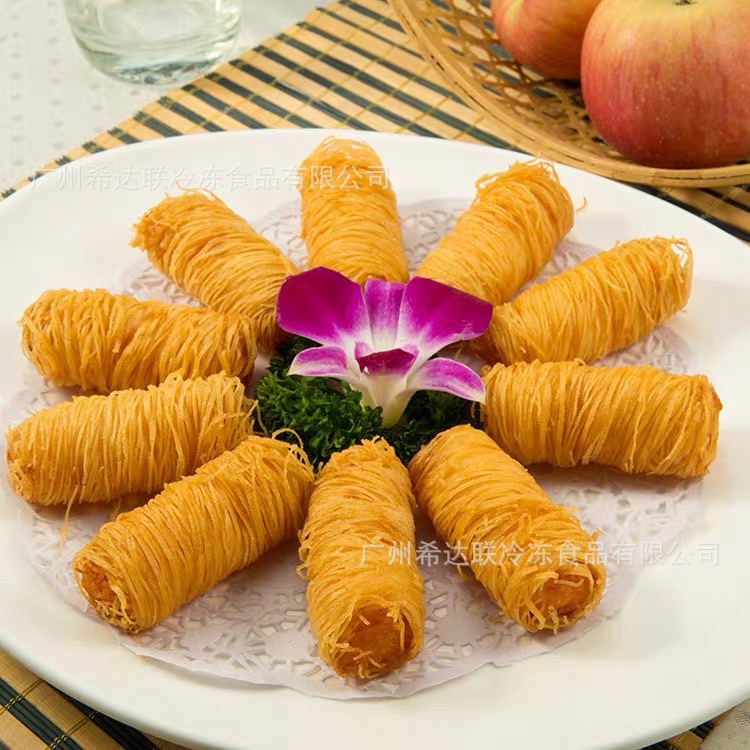 Xiangkoufu 빵 조각 500g*10 봉지/상자 순수 곡물 빵 조각 튀김 포장 두바이 초콜릿 조각