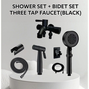 Manufacturer Wholesale Seven-Piece Set of Cross-Border Best-Selling Shower Heads, Shower Heads, Four-Piece Set of Handheld Shower Heads