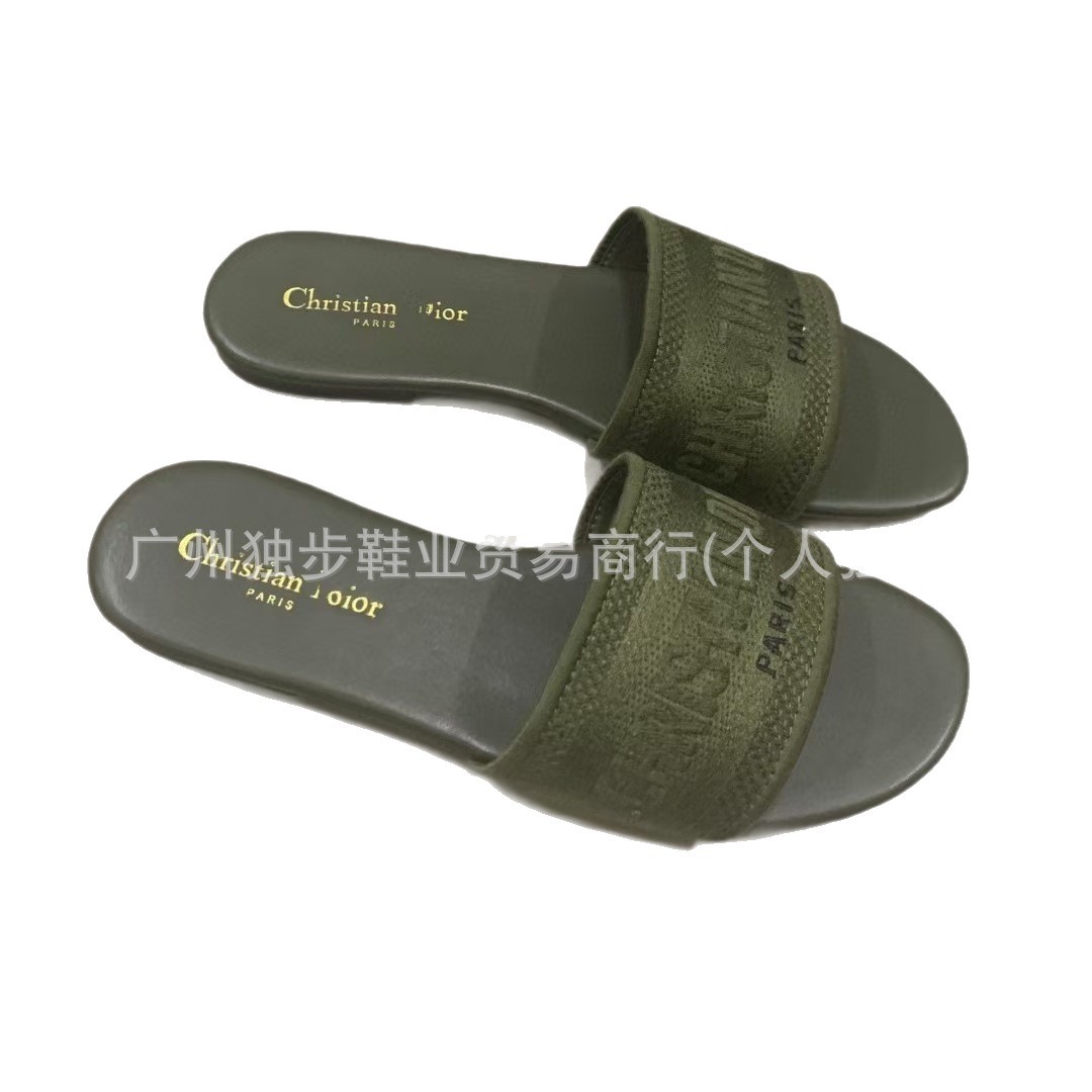 Zapatillas de piso plano de moda versátiles en forma de una forma D clásica transfronteriza adecuada para extranjeros no molestes nacionales image 6