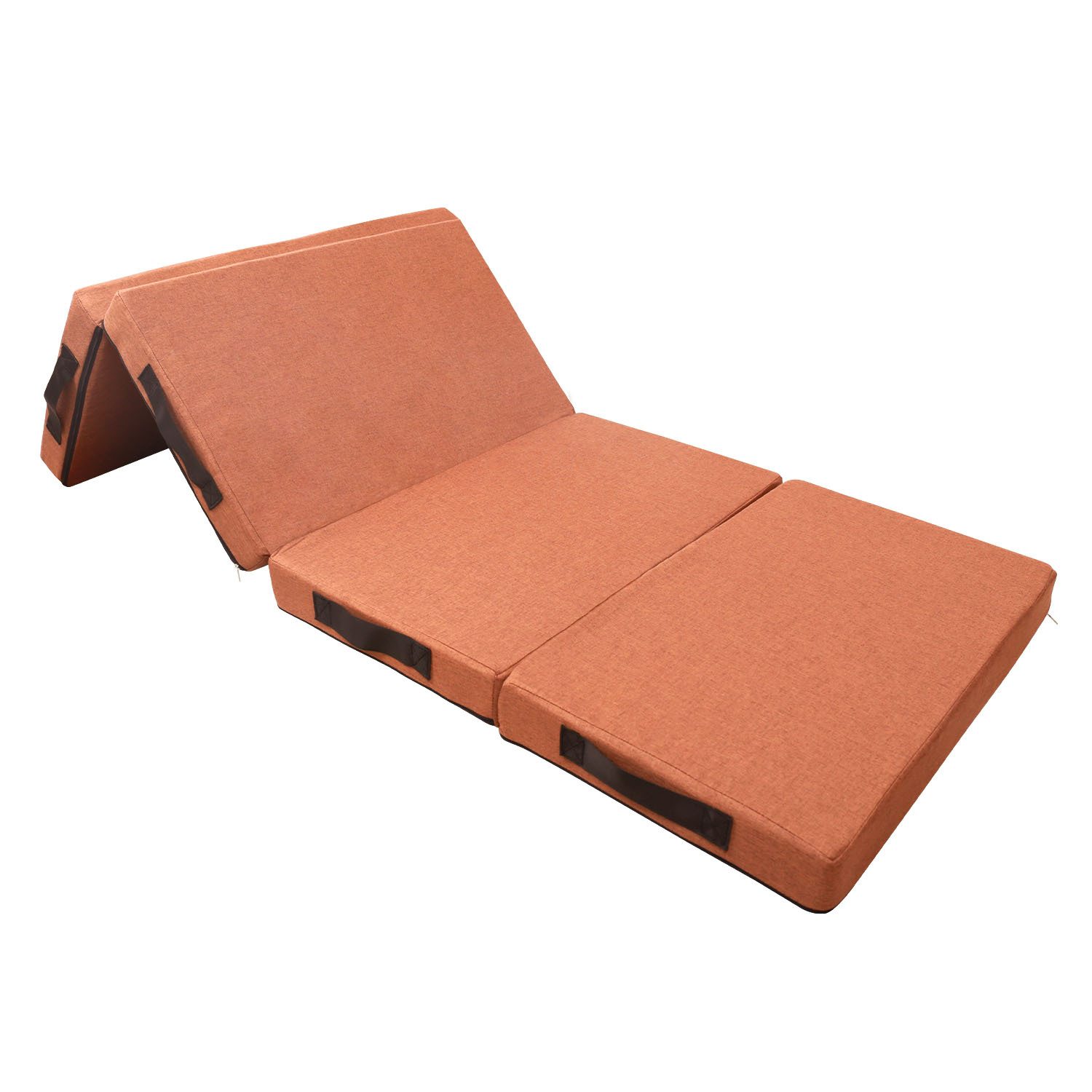 Nuevo colchón plegable de esponja transfronteriza cojín de cuatro plegadas cojín de siesta de automóvil para pisar artefacto explosivo perezoso cojín de tres plegadas