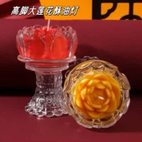 妙观藏 Ghee свеча бездымная для Будды масляная лампа для лампы Будды для лампы Будды для Буддов масло в храме на 12 часов