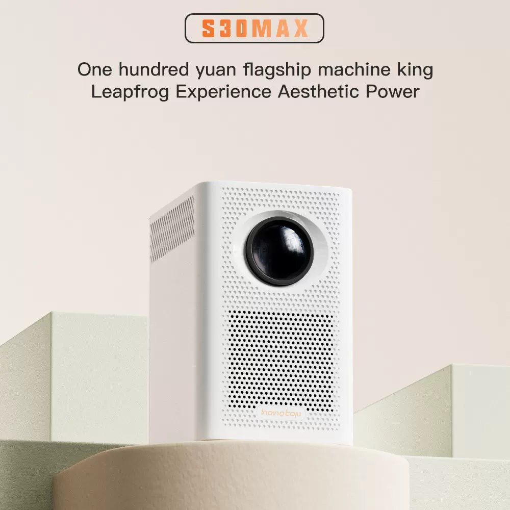 跨境源头工厂迷你投影仪WIFI智能校准支持4KS30MAX多功能智能影音