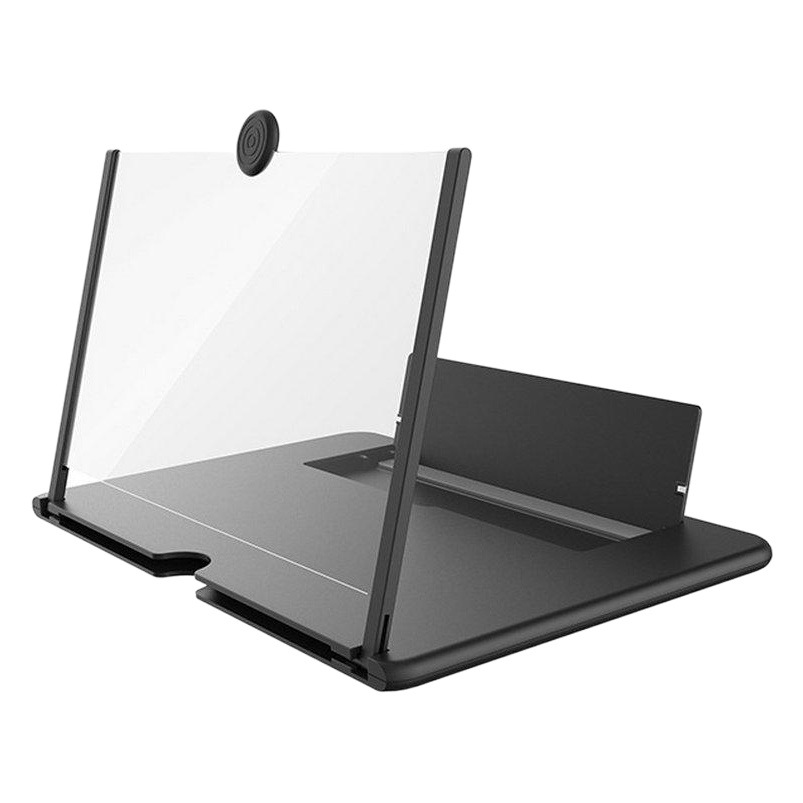 Amplificador de pantalla para teléfono móvil de 16 pulgadas, soporte plegable, lupa de video 3D, pantalla grande de 12 pulgadas para ver series