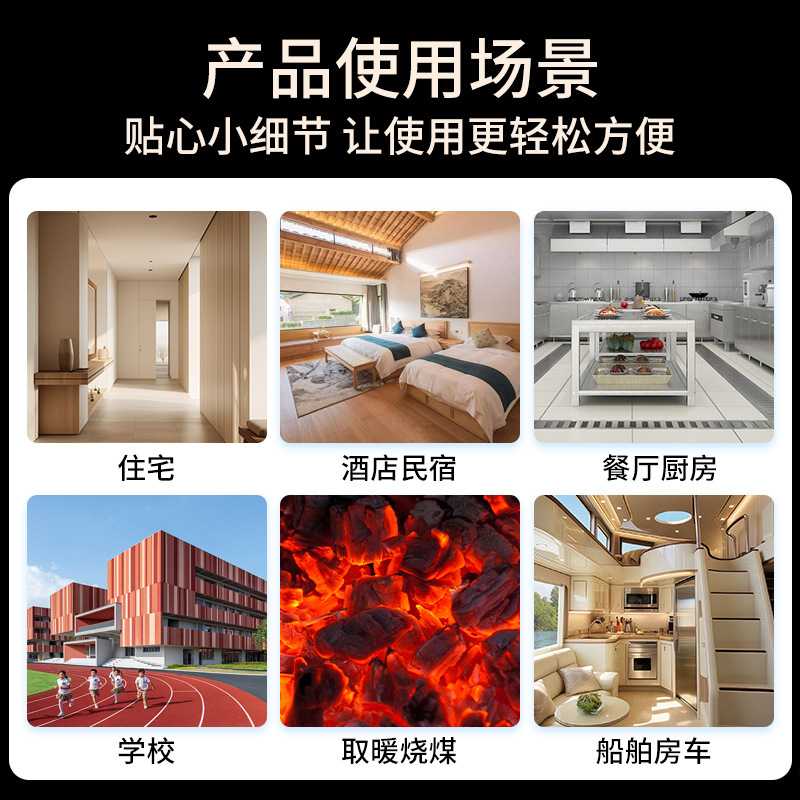 外贸跨境新品一氧化碳检测仪便携式CO浓度检测家用一氧化碳报警器|undefined
