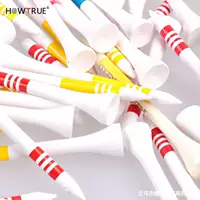Шипы для гольфа, держатели для мячей для гольфа, популярные деревянные шипы с цветным принтом для гольфа