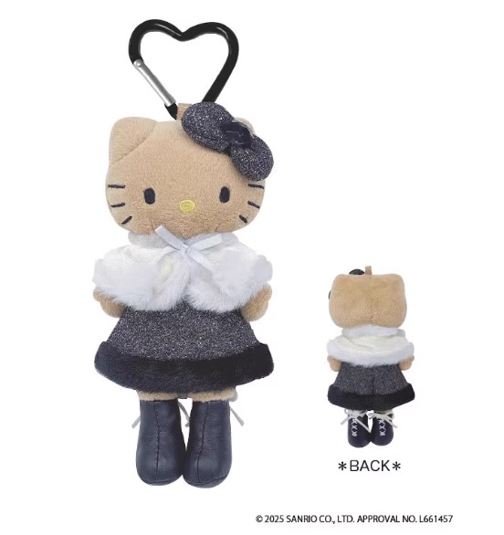 三里偶少女心長脚ユニコーン人魚貴婦人天使猫ぬいぐるみキーホルダー