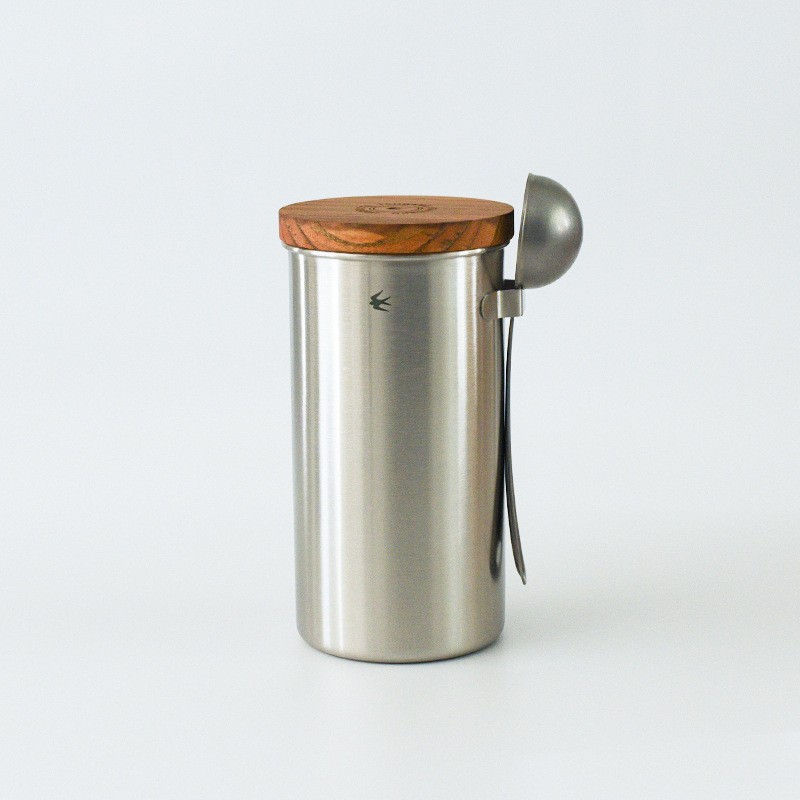 日本燕印TSUBAMEコーヒー豆粉密封缶食品級ステンレス茶葉収納保存貯蔵タンク|undefined