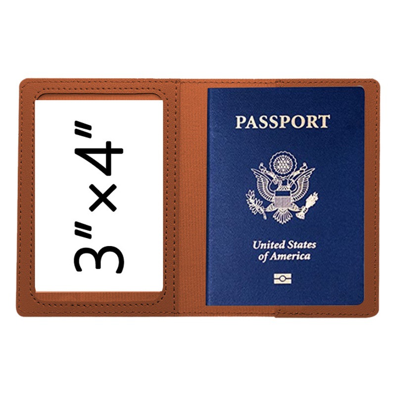Border in stock can be fixed LOGO thickened pu leather Passport Holder Travel Passport Holder Wholesale Multicolor Optional Passport Bag