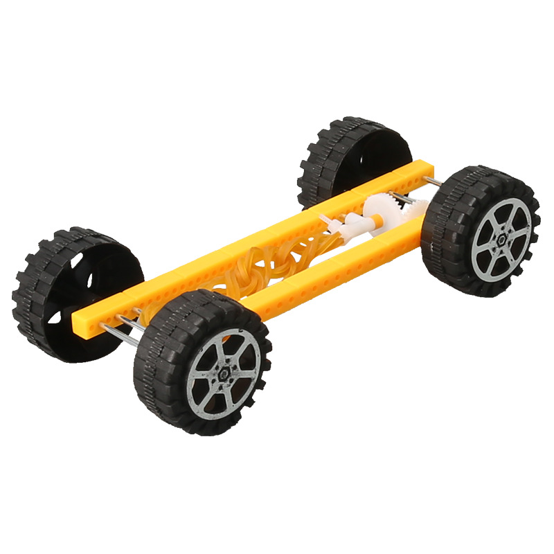 Herramienta de banda de goma tirar hacia atrás tecnología del coche pequeña producción experimento de Ciencia para Niños juguetes de enseñanza juguetes de educación escolar primaria