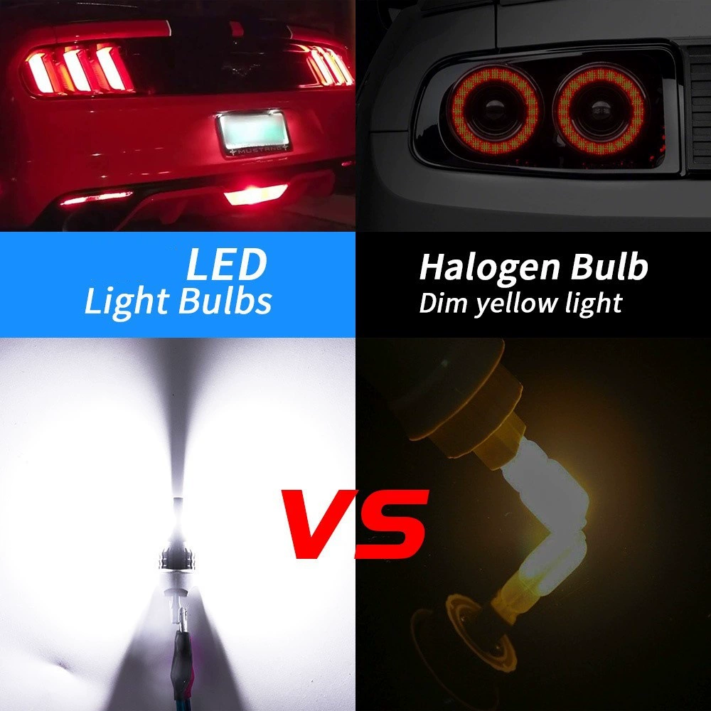 Автомобильная LED-лампа, светодиодный указатель поворота 3570 2LED 1156 1157 T20 для стопа и заднего хода
