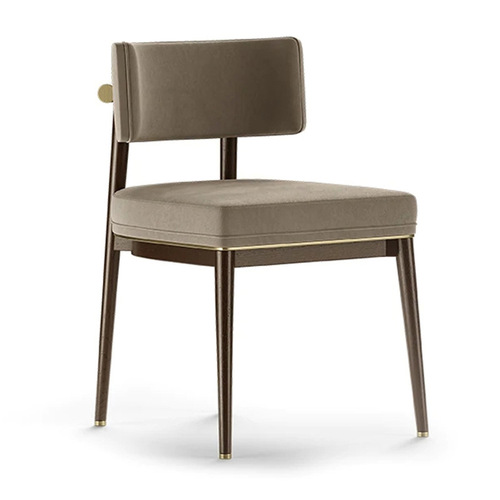 Modern light luxury dining chair Italian simple high-end club restaurant hotel chair new Chinese style model room furniture