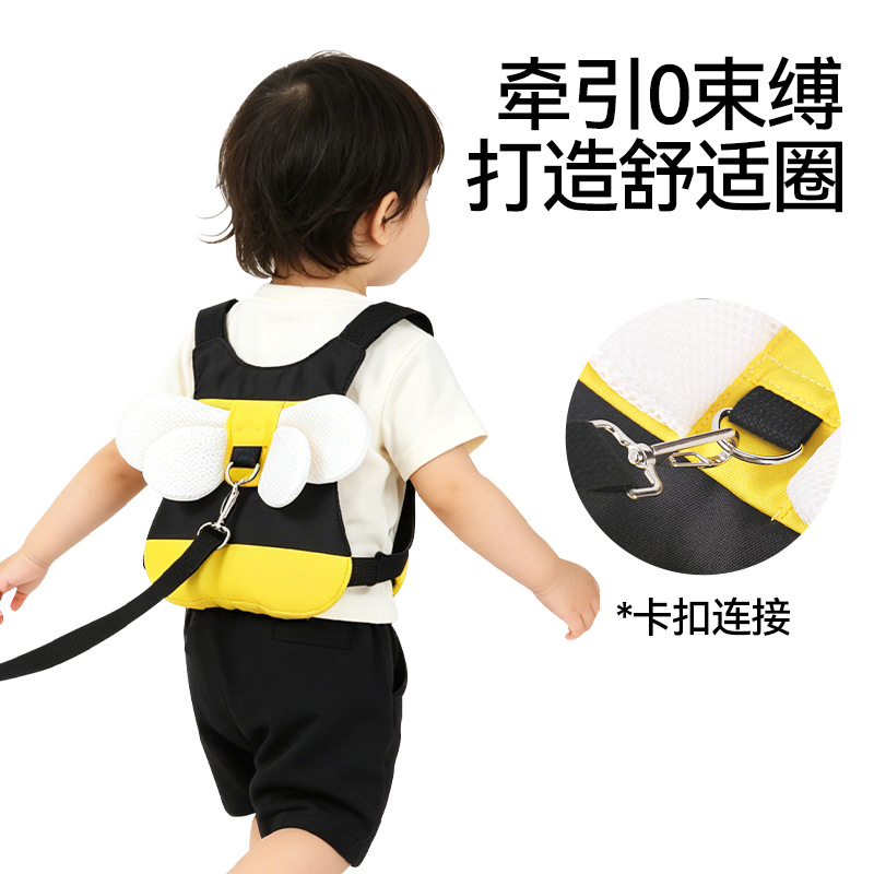 Anti-lost backpack with safety harness and leash for infants and children, a tool to prevent children from getting lost, suitable for outings