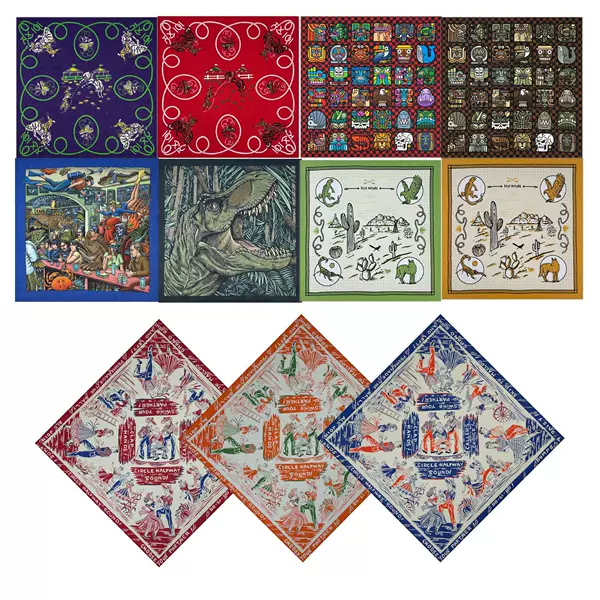 Cotton Headscarf Bandannas Square Scarf Street Dance Denim Harley Trendy Outdoor Sports Decorative Small Handkerchief